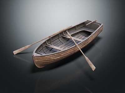 Modern Boat Fishing Boat Small Fishing Boat Cartoon Fishing Boat Small Boat 3d model