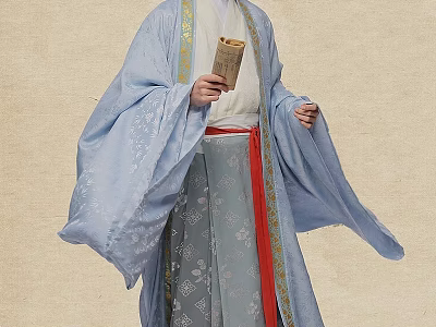 Chinese Man Ancient Dress Handsome Man Ancient Dress Man 3d model