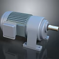 Heavy Duty Industrial Electric Motor With Heat Sink Stable Base And Rotating Shaft