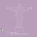 Stylish Neon Lighting Combination with Iconic Statue Design for Room Decor
