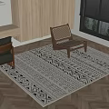 Quiet Square Carpet 3d model