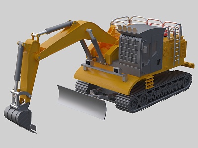 Excavator Hook Machine Excavator 3d model