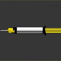 Modern Needle Tube Needle Syringe Medicine Injection 3d model