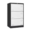 Modern Chest Of Drawers With Three Drawers And Sleek Black White Design For Home Storage