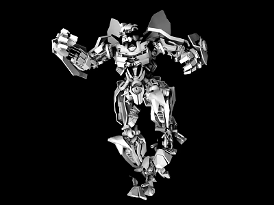 Modern Robots 3d model