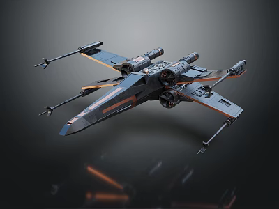 Modern Commercial Passenger Airplane With Sleek Design And White Body In Flight 3d model