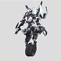 Decepticons Motorcycle Robot Mecha Warrior Terminator Destroyer Machine Warrior Robot Fighter Low Face Number Low Model Simple Model 3d model