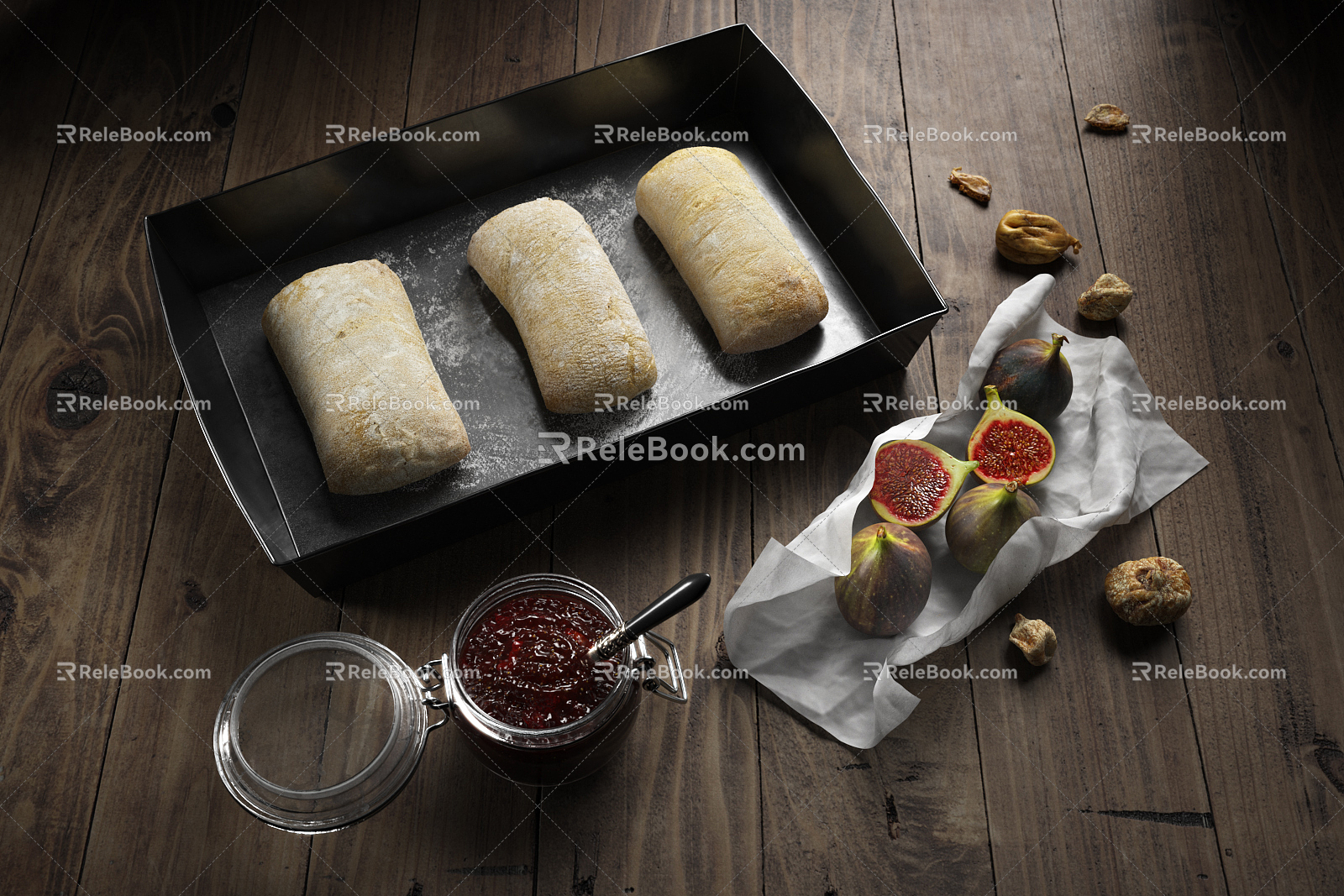 Modern Bread 3d model