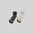 Modern White And Black Downlights Spotlights With Sleek Design For Indoor Lighting