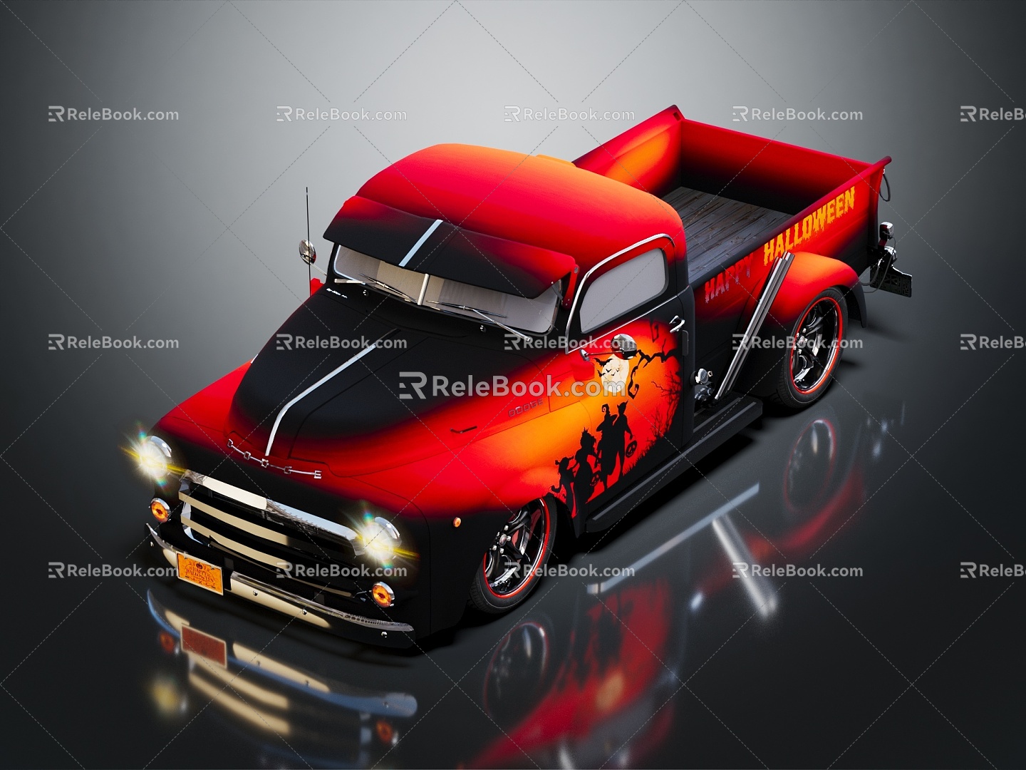 Hyundai pickup pickup truck light truck 3d model