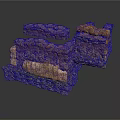 Traditional Earthen Wall Construction Component With Stone And Brick Layers