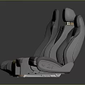Modern Furniture Seats In Gray And Yellow With Lighting Accents And Design Styles