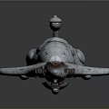 Advanced Futuristic Water Vessel with Streamlined Multi Section Sci Fi Design