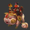 Game and Movie Characters Riding Mythical Creatures and Mechanical Mounts Fantasy Adventure