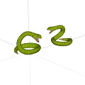 Reptile Rattlesnake 3d model