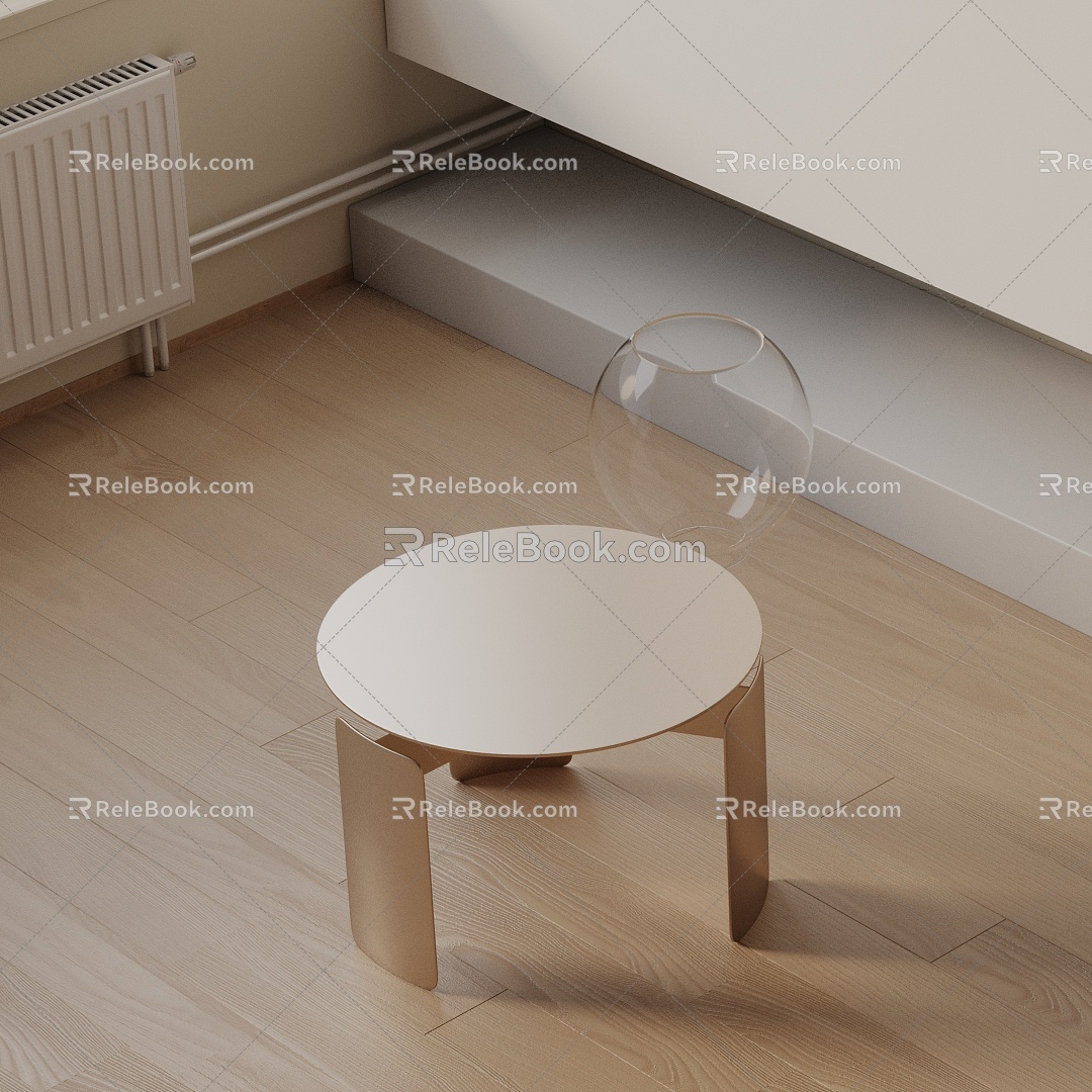 Modern Bedside Cabinet 3d model