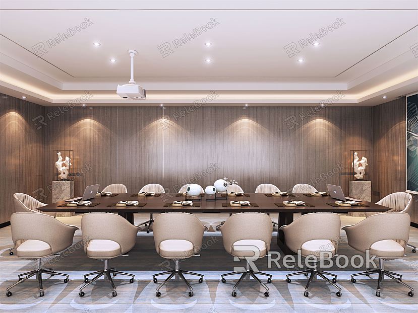 Modern Meeting Room Simple Meeting Room Multi-Person Meeting Room model