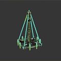 Chandelier Ceiling Lamp Living Room Chandelier Iron Chandelier Lighting Lamps Lighting Fixtures Furniture Furniture 3d model