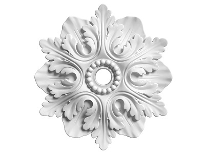 European-style lamp panel gypsum component carved 3d model