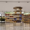 Well Organized Liquor and Tobacco Store Interior With Shelves of Alcohol Bottles and Tobacco Products