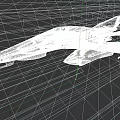 Fighter Jet Flying Over Desert Terrain At High Speed With Dynamic Motion