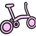 Cute Pink Bicycle Themed Photo Check In Spot For Family And Kids