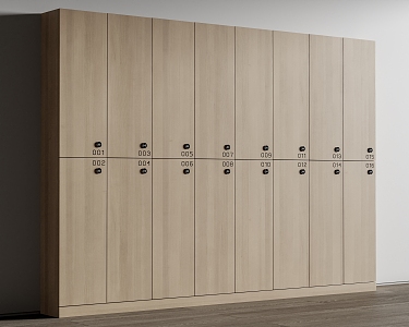 Changing Room Cabinet Changing Wardrobe 3d model