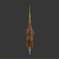 Realistic Colorful Sailback Dinosaur 3D Model in Standing Pose with Detailed Textures
