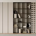 Bookcase Bookshelf Display Cabinet Book Ornaments Multifunctional Decorative Cabinet Combination Bookcase Open Bookcase 3d model