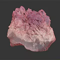 Purple and White Crystal Cluster Decorative Ornament Set Natural Geode Display Piece