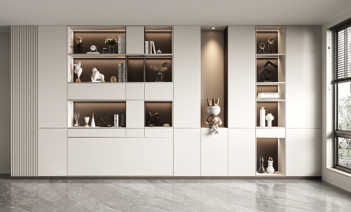 Modern Decorative Cabinet 3d model