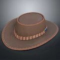 Stylish Brown Wide Brim Hat With Braided Band For Fashionable Outfits