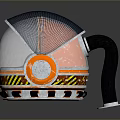Sci-Fi Helmet Alien Helmet-Helmet High Tech Helmet Game Helmet 3d model