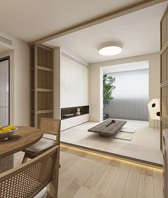 Bedroom tatami 3d model