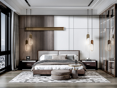 Modern Bedroom 3d model