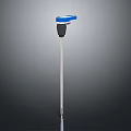 Commercial Equipment With Blue Top Black Connector And Silver Long Rod