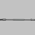 Durable Curved Metal Rod With Connecting Segments And Cylindrical Parts Structure Design