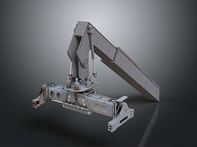 Sci Fi Mechanical Role Interacting With Fantasy Creature In Detailed Design Scene 3d model