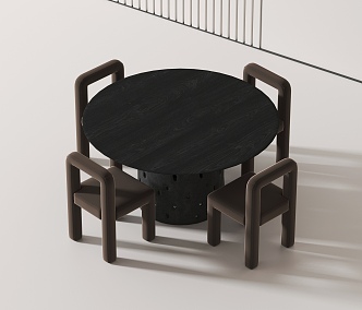 Modern leisure tables and chairs 3d model