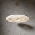 White Cloud Shaped Pendant Light With Minimalist Design For Modern Interior Decor 3d model