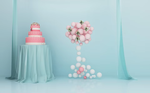 Modern Beauty Chen Creative Wedding 3d model