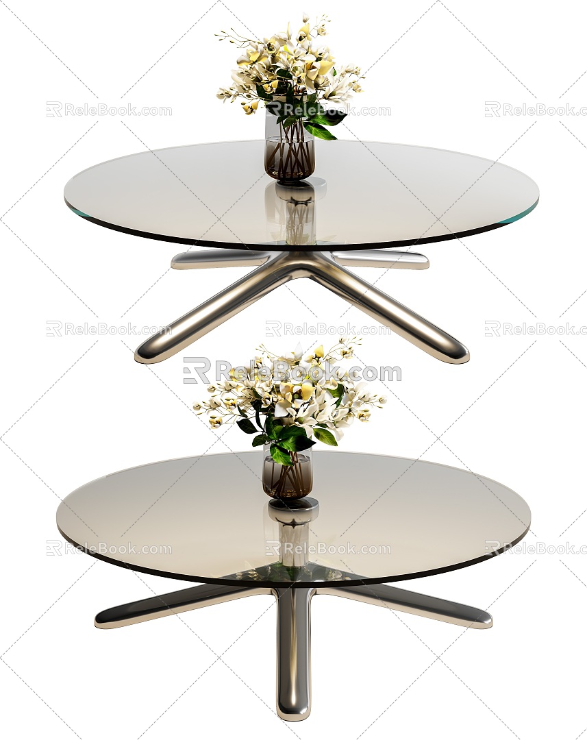 Modern coffee table 3d model