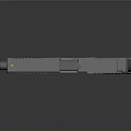 Modern Gray Pistol 3D Model With Green Dot Sight And Ergonomic Grip