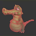Crocodile Alligator Nile Crocodile carnivore reptile cold-blooded animal reptile 3d model