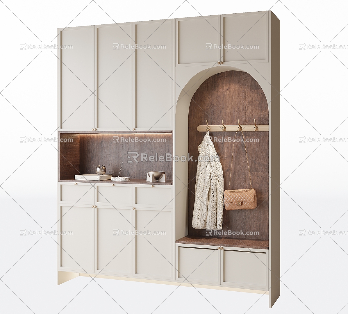 Household shoe cabinet 3d model