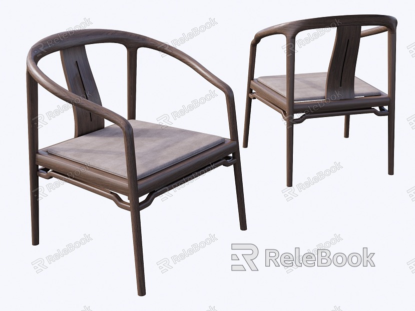 New Chinese Outdoor Dining Chair model