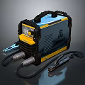 Professional Yellow And Black Welding Machine With Digital Display And Cables Clamps