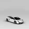 Tech Exhibition Hall Featuring Modern Luxury White Sports Car Display with Innovative Design