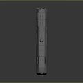 modern train light rail subway high-speed rail 3d model