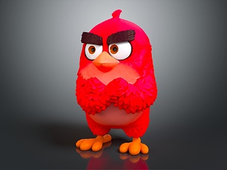 Modern Birds Angry Birds 3d model